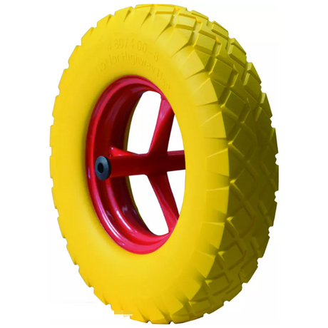 4.00-8 Колеса из пенополиуретана Wheelbaeeow Tool Cars Wheel со стальным или пластиковым ободом