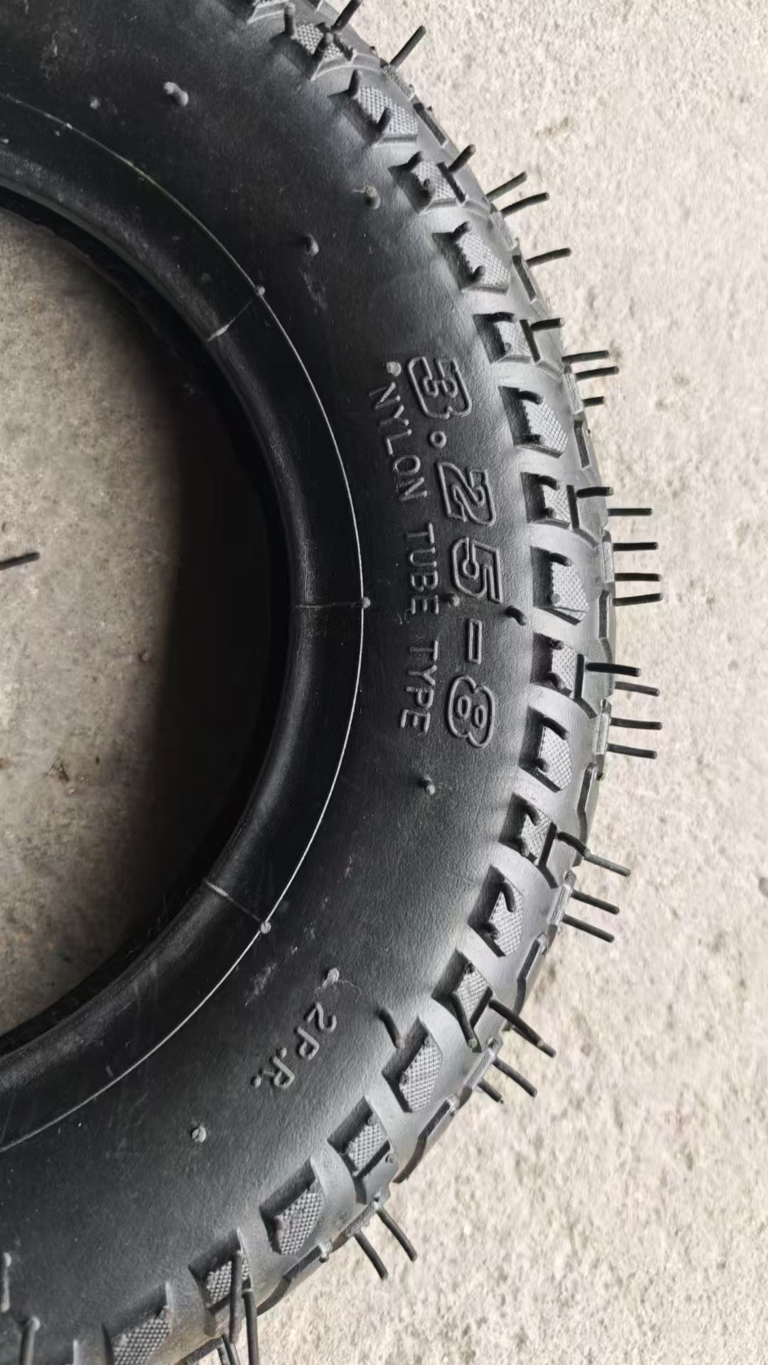 3.25-8 Шаровой подшипник пневматическая руля резиновая шина 25 мм диаметр для ручного грузовика для таковой